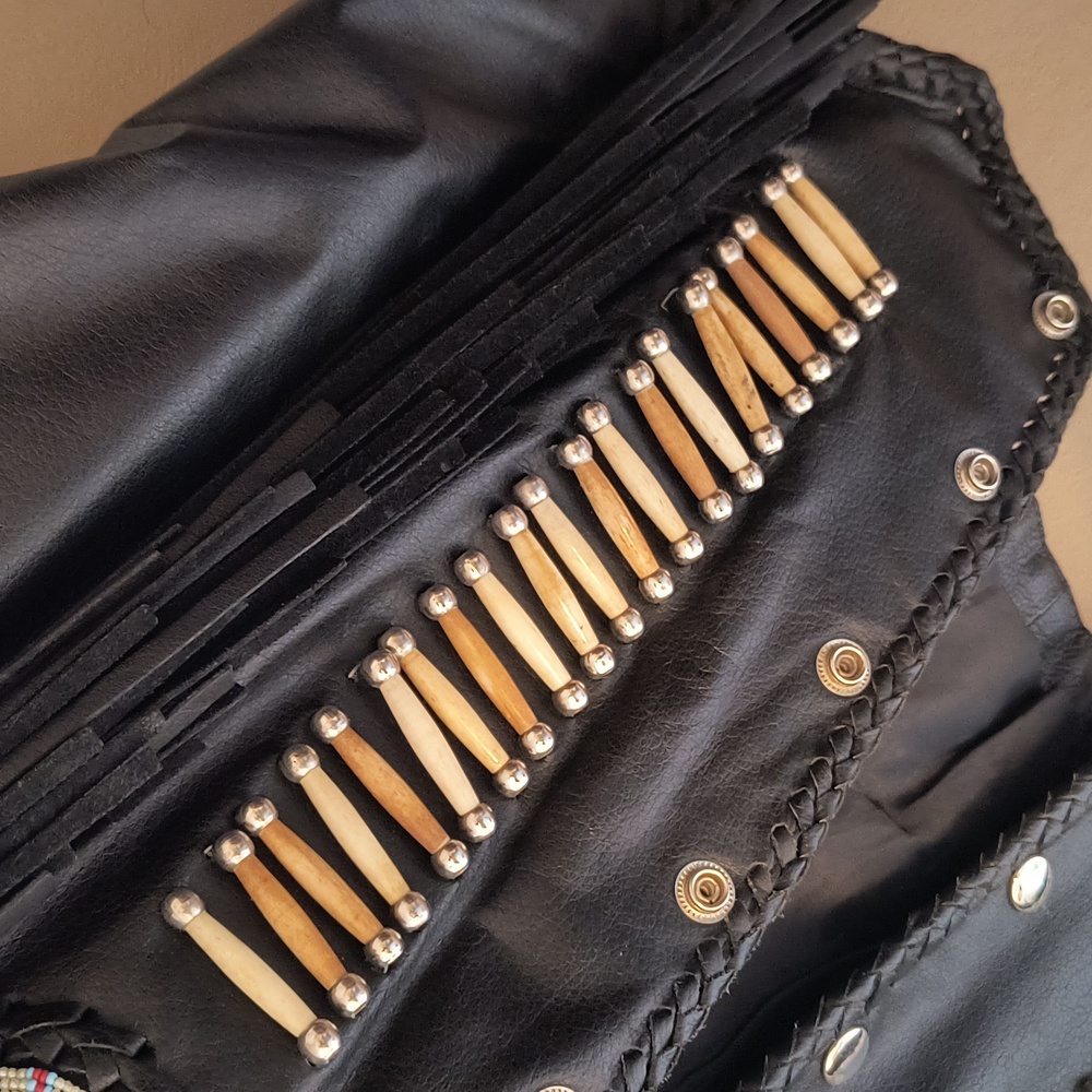 Leather Fringe Vest - Picture 12 of 12
